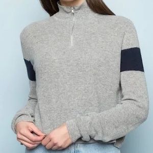 Brandy Melville Cropped Quarter Zip